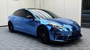 Blue Vinyl Wraps